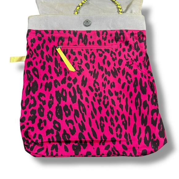 Princess Vera Wang Tote Bag Quilted Yellow Gray Heart Graphic Y2K Style - Picture 8 of 11